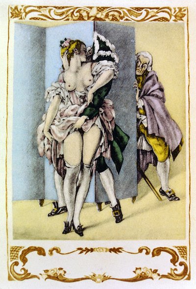 Gibert Jeune 発行の Voltaire 作「Candide」のイラスト 作： Umberto (after) Brunelleschi