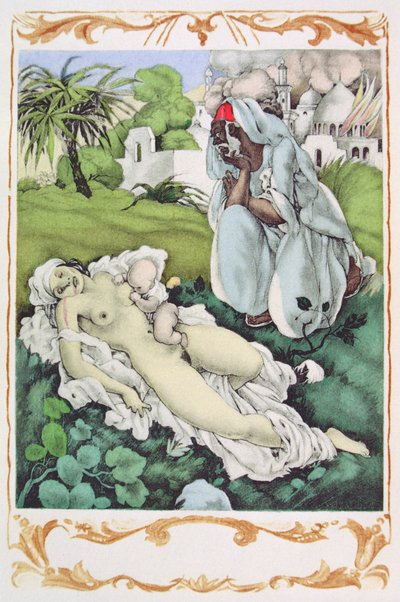 Gibert Jeune 発行の Voltaire 作「Candide」のイラスト 作： Umberto (after) Brunelleschi