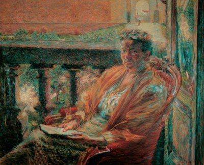 メタクアルク夫人の肖像 作： Umberto Boccioni
