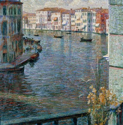ベネチアの大運河 作： Umberto Boccioni