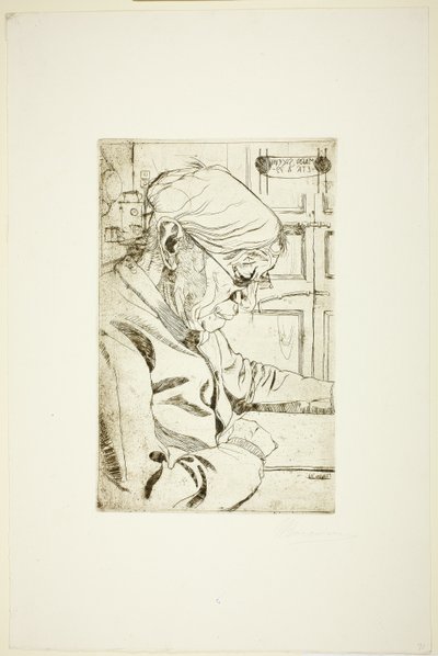 サッキ夫人 作： Umberto Boccioni