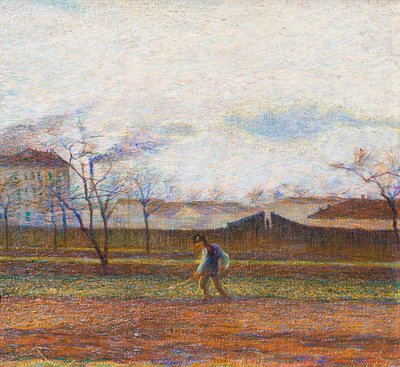 農民の作業 作： Umberto Boccioni