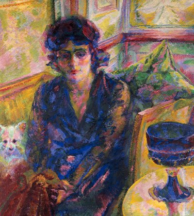 クラニョリーニファンナ夫人の肖像 作： Umberto Boccioni