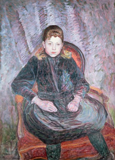 若い女の子の肖像 作： Umberto Boccioni