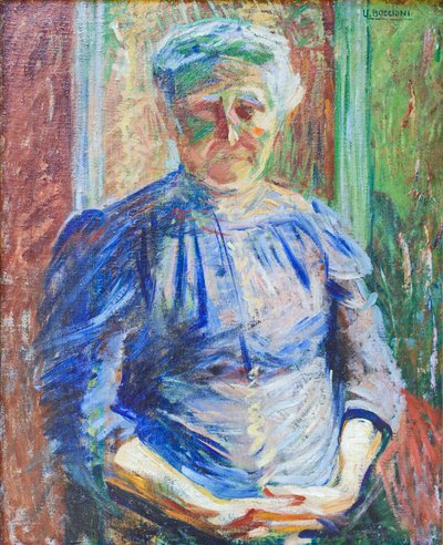 母親の肖像 作： Umberto Boccioni