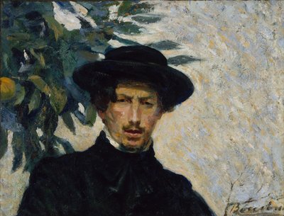 自画像 作： Umberto Boccioni