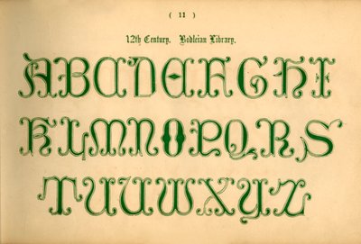 12世紀。ボドリアン図書館、1862 作： Unbekannt