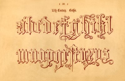 16世紀。ゴシック、1862 作： Unbekannt
