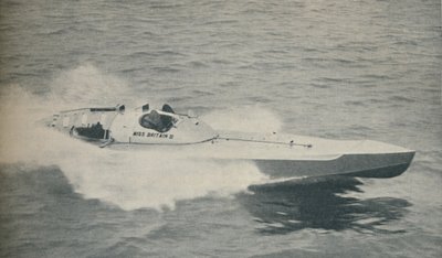 1936世界最速の単発ボート、ミスブリテンIII、1936 作： Unbekannt