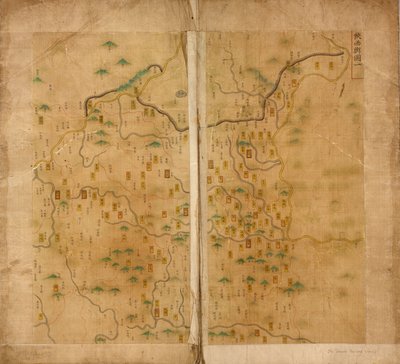 第1回 陝西省の地図 作： Unbekannt