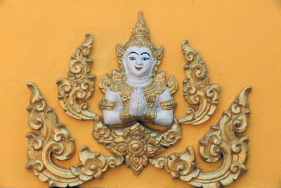 20151030, ビエンチャン, ラオス :Wat Si Muang ( Simuong ) 仏教寺院。仏教の女神 作： Unbekannt