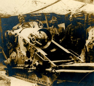 設置場所に220門の砲、c1914-c1918 作： Unbekannt