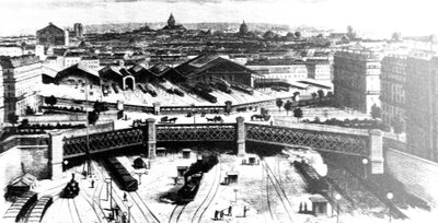 2295 1900年のパリのサン・ラザール駅 Archives 作： Unbekannt