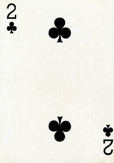 Goodall＆Son Ltd.トランプのデッキからのクラブ2つ、c1940 作： Unbekannt
