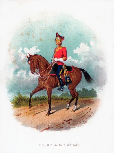 第3竜騎兵衛兵、1888年 作： Unbekannt