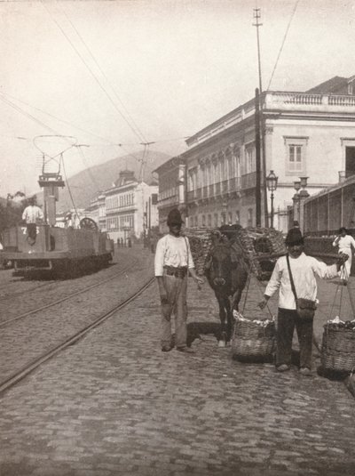 ボタフォゴのストリートシーン、リオ、1914 作： Unbekannt