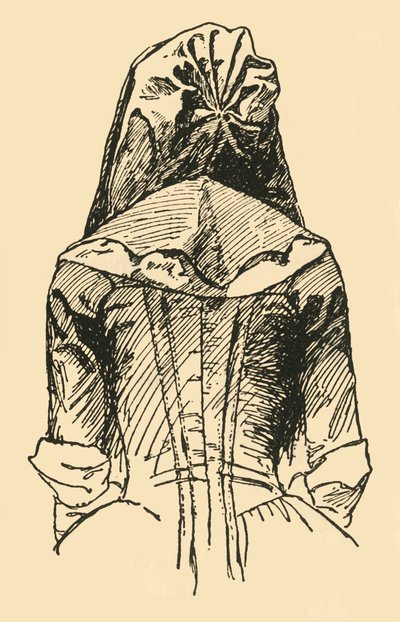 元の衣服から取られたCamletフード、c1702、1937。 作： Unbekannt