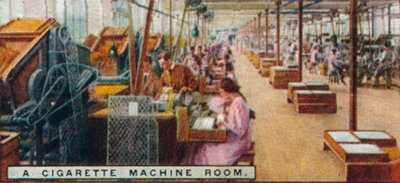 シガレットマシンルーム、1926年 作： Unbekannt