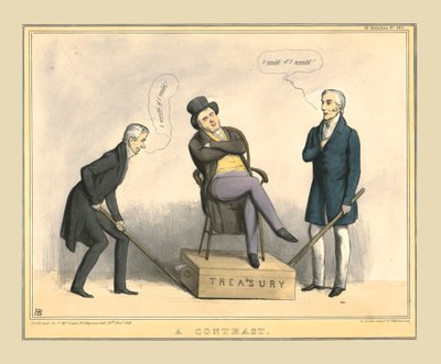 コントラスト、c1838。 作： Unbekannt