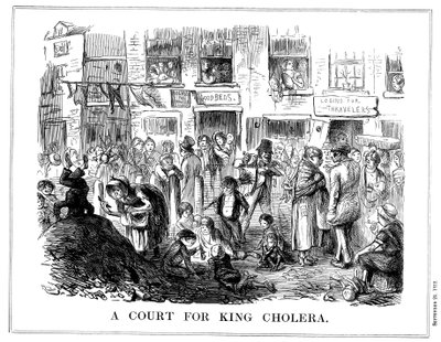 コレラ王の裁判所、1852年 作： Unbekannt