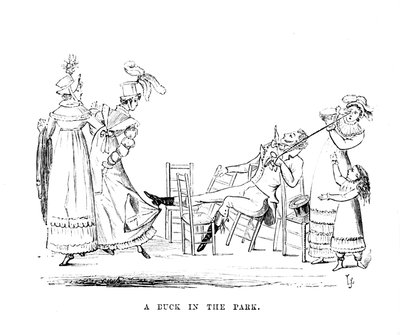 公園のアヒル、c1870 作： Unbekannt