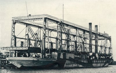 浮遊鉄道、1922年。 作： Unbekannt