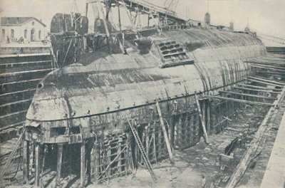 偉業は部分的に達成されました。レオナルドダヴィンチ、乾ドックで休憩、1936年 作： Unbekannt