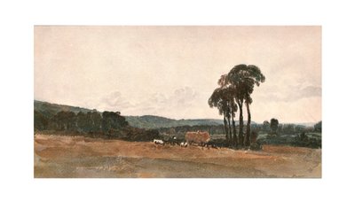 収穫シーン-屋外スケッチ、c1900。 作： Unbekannt
