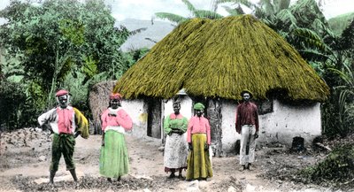 ジャマイカの村、c1900年代 作： Unbekannt