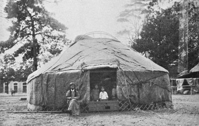 カルミクの住居とその住民、1912 作： Unbekannt