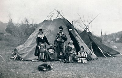ラップランドの野営地、1912 作： Unbekannt