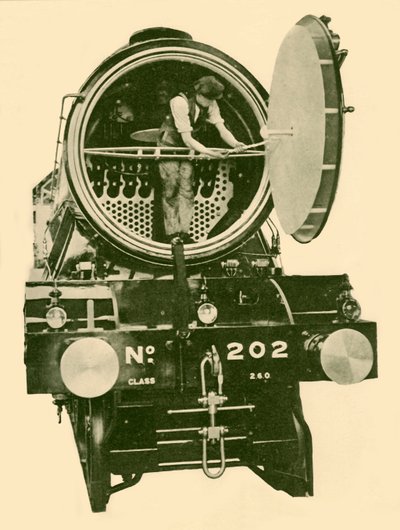 煙箱が開かれたロンドンと北東の混合エンジンエンジン、c1930。 作： Unbekannt