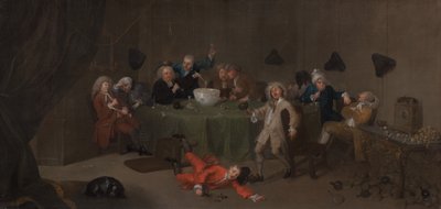 真夜中の現代の会話、ca。 1732年。 作： Unbekannt