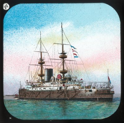 現代の戦艦-HMS Jupiter、c1900。 作： Unbekannt