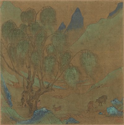 牧歌的な場面、1271-1368。 作： Unbekannt