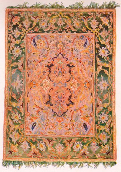 ペルシャのポロネーズラグ、c1630、1923 作： Unbekannt