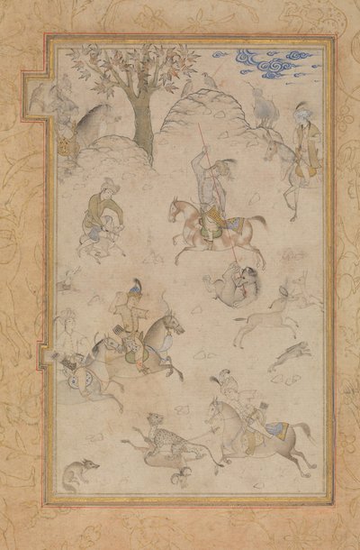 王子狩り、16世紀後半。 作： Unbekannt