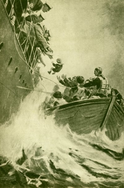 海での救助、c1930。 作： Unbekannt