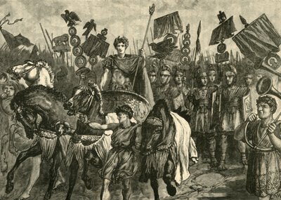 ローマの勝利、1890年。 作： Unbekannt
