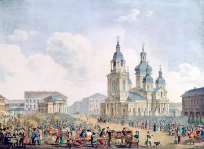 19世紀のロシアの都市 作： Unbekannt