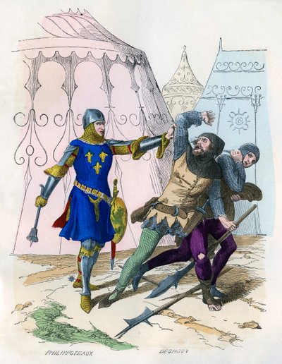 1290-1330 1882-1884、国王軍の軍曹が民兵略奪者を逮捕 作： Unbekannt