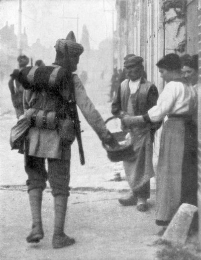 フランス、イギリスインド軍の兵士、c1915 作： Unbekannt