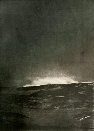 マウントバードの蒸気爆発、1908年、1909年。 作： Unbekannt