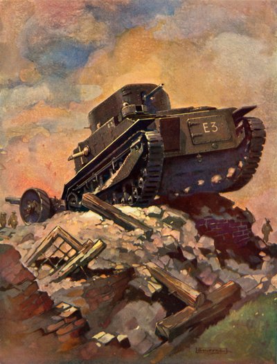 戦車、c1930。 作： Unbekannt