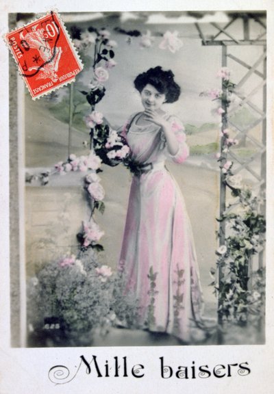 千のキス、フランスのポストカード、c1900 作： Unbekannt