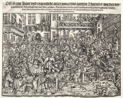 トーナメント、1500年代。 作： Unbekannt