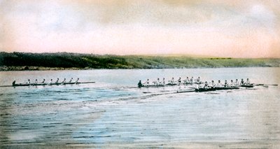 1906年、カユガ湖でのコーネルクルーのトライアルスピン 作： Unbekannt