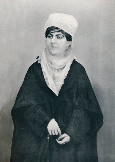 野外衣装を着たトルコの女性、1912 作： Unbekannt