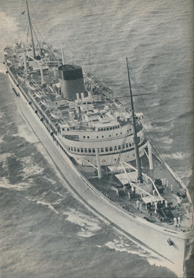 ツインスクリューモーターシップ、ハーランドとウォルフによって建設されたスターリング城、1937 作： Unbekannt