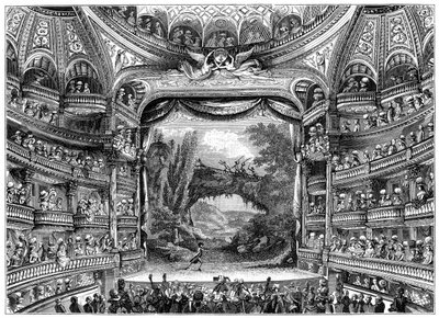 バラエティーアミューズメント、フレンチシアター、1789年、1885年 作： Unbekannt